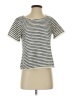 Green Envelope Stripes Silver Short Sleeve T-Shirt Size S - photo 1