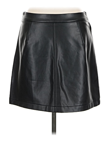 French Connection Faux Leather Skirt (view 2)