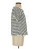 Green Envelope Stripes Silver Short Sleeve T-Shirt Size S - photo 4