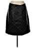 Carlisle 100% Suede Argyle Black Leather Skirt Size 10 - photo 1