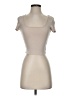 Shein Tan Short Sleeve Turtleneck Size S - photo 1