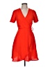 Monteau 100% Polyester Orange Casual Dress Size M - photo 1