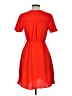Monteau 100% Polyester Orange Casual Dress Size M - photo 2