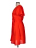 Monteau 100% Polyester Orange Casual Dress Size M - photo 5