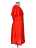Monteau 100% Polyester Orange Casual Dress Size M - photo 4