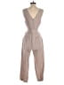 French Connection Metallic Tan Jumpsuit Size 4 - photo 2