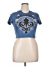 Unbranded 100% Polyester Blue Short Sleeve T-Shirt Size XL - photo 1