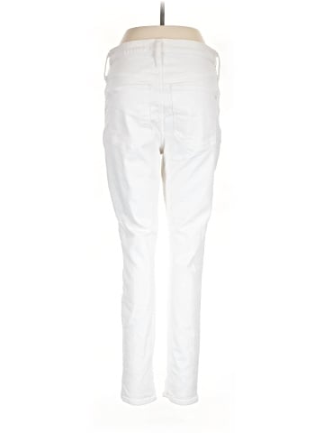 Madewell Curvy High-Rise Skinny Jeans in Pure White (view 2)