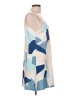 Unbranded Graphic Blue Casual Dress Size L - photo 4