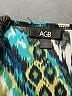 AGB Teal Short Sleeve Blouse Size L - photo 7