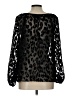 J.Crew Black Long Sleeve Blouse Size L - photo 2