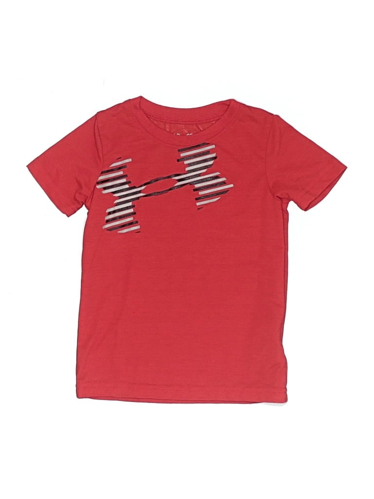 Pre-owned Under Armour Babies' Short Sleeve T-shirt In Red
