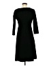 Lands' End Solid Black Casual Dress Size 8 (petite) - photo 2