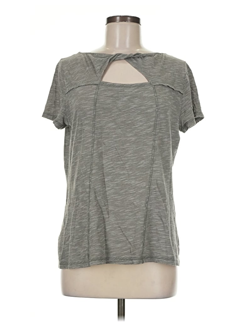 Pre-owned T By Talbots Active T-shirt In Gray