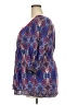 One World 100% Rayon Purple 3/4 Sleeve Blouse Size 2X - photo 5