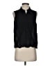 Aqua 100% Cotton Black Sleeveless Button-Down Shirt Size S - photo 1