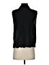 Aqua 100% Cotton Black Sleeveless Button-Down Shirt Size S - photo 2