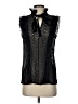 W by Worth Black Sleeveless Blouse Size 4 - photo 1