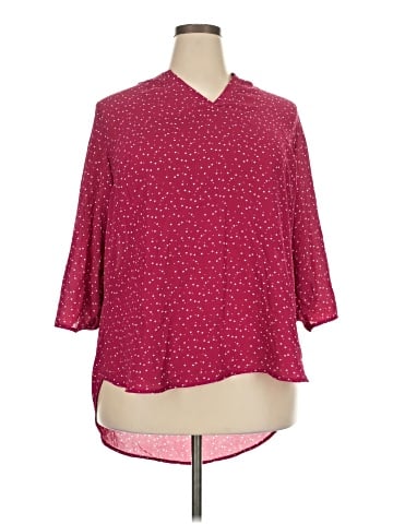 41Hawthorn 3/4 Sleeve Blouse (view 1)