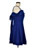 Morgan & Co. Solid Blue Cocktail Dress Size 9 - photo 4