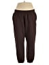 Active by Old Navy Solid Brown Track Pants Size XL - photo 1