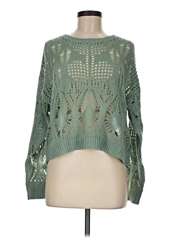 Blue Rain Pullover Sweater (view 1)
