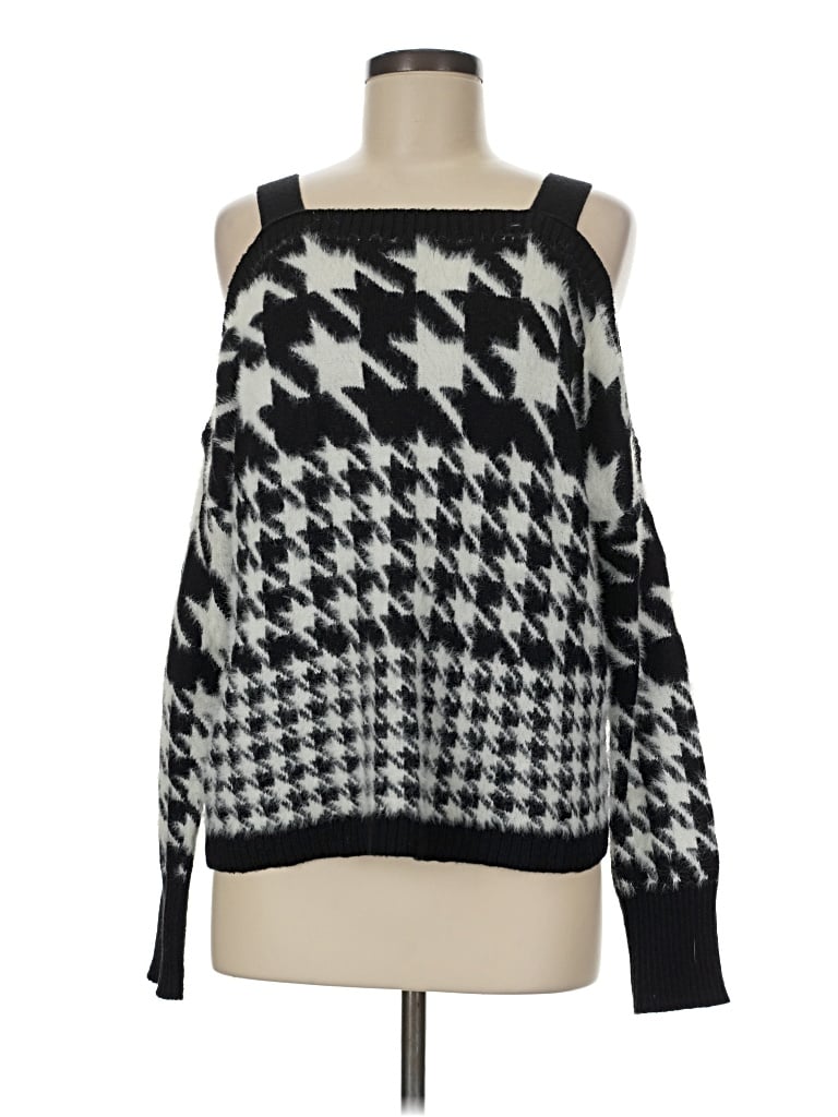 Pre-owned Express Pullover Sweater In Black