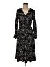 Chico's Print Black Cocktail Dress Size Med (1) - photo 1