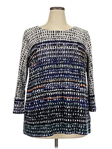 Nic + Zoe 3/4 Sleeve Blouse (view 1)