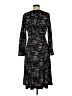 Chico's Print Black Cocktail Dress Size Med (1) - photo 2