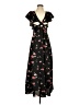 Assorted Brands Floral Black Casual Dress Size S - photo 1