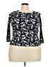 Papermoon Black 3/4 Sleeve Top Size XXL - photo 1