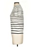 Theory Stripes Ivory Short Sleeve Turtleneck Size S - photo 5