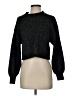 madden nyc Metallic Black Pullover Sweater Size S - photo 1