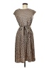 Unbranded Print Brown Casual Dress Size S - photo 1