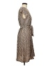 Unbranded Print Brown Casual Dress Size S - photo 4