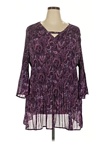 Catherines 3/4 Sleeve Blouse (view 1)