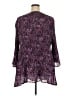 Catherines 100% Polyester Purple 3/4 Sleeve Blouse Size 5X - photo 2