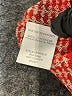 Joie 100% Alpaca Houndstooth Orange Wool Pullover Sweater Size XS - photo 8