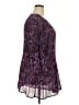 Catherines 100% Polyester Purple 3/4 Sleeve Blouse Size 5X - photo 4