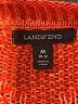 Lands' End 100% Baumwolle Orange Pullover Sweater Size M - photo 7