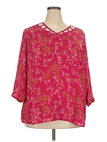 41Hawthorn 3/4 Sleeve Blouse (view 1)