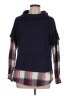 Ruff Hewn Plaid Blue Pullover Sweater Size L - photo 1