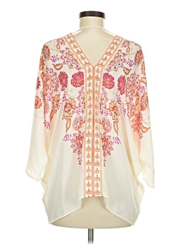 Rose + Olive 3/4 Sleeve Blouse (view 2)