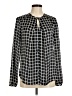 Jones New York 100% Polyester Black Long Sleeve Blouse Size 6 - photo 1
