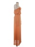 BCBGMAXAZRIA 100% Polyester Orange Casual Dress Size 4 - photo 4