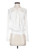 Express 100% Rayon White Long Sleeve Blouse Size S - photo 1