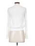 Express 100% Rayon White Long Sleeve Blouse Size S - photo 2