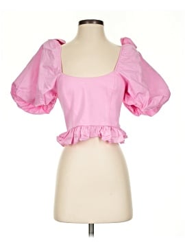 Love Shack Fancy Short Sleeve Blouse