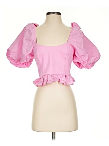 LoveShackFancy Short Sleeve Blouse (view 1)